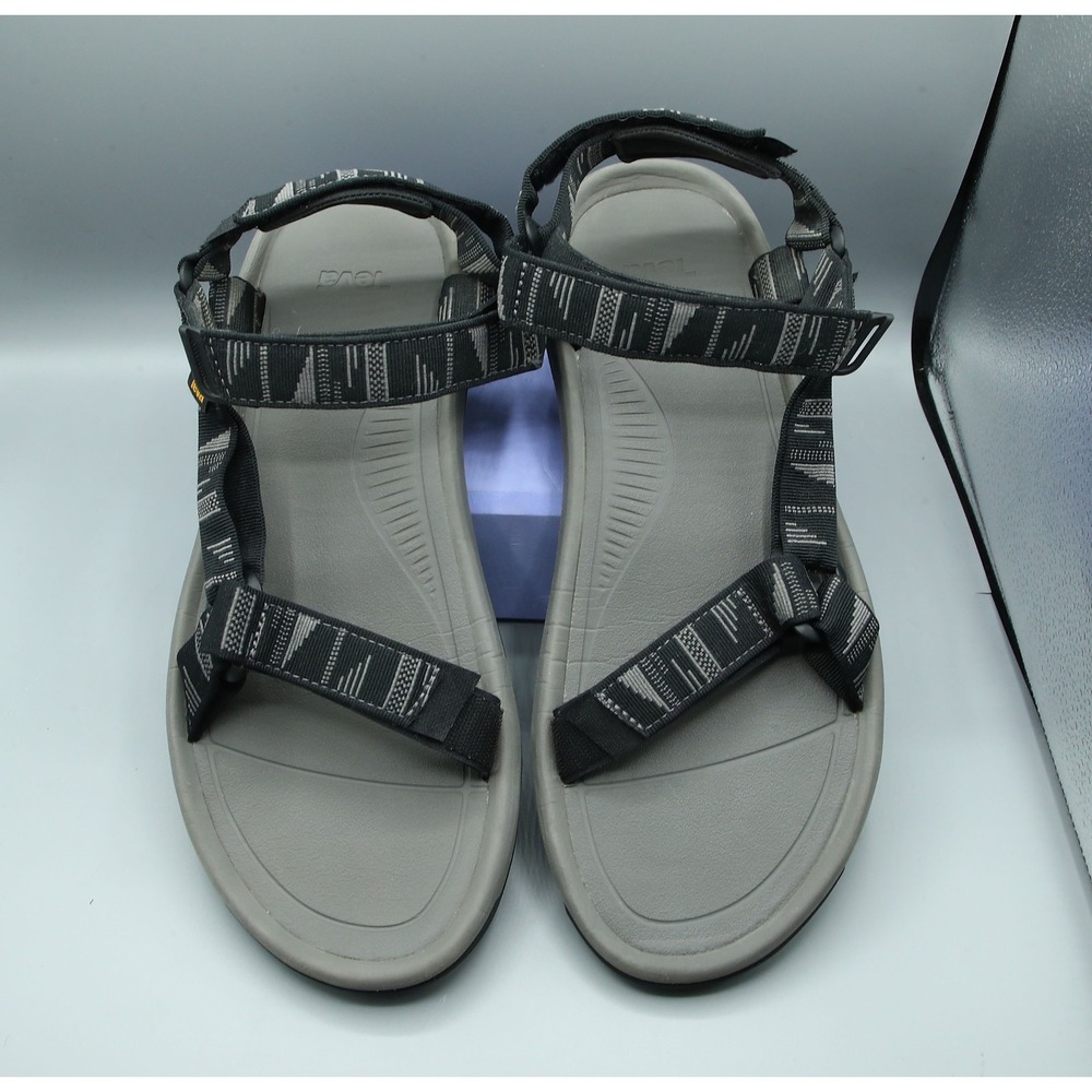 Teva Hurricane XLT2 Mens Sandals Black Grey Geometric 1019234 Size 13